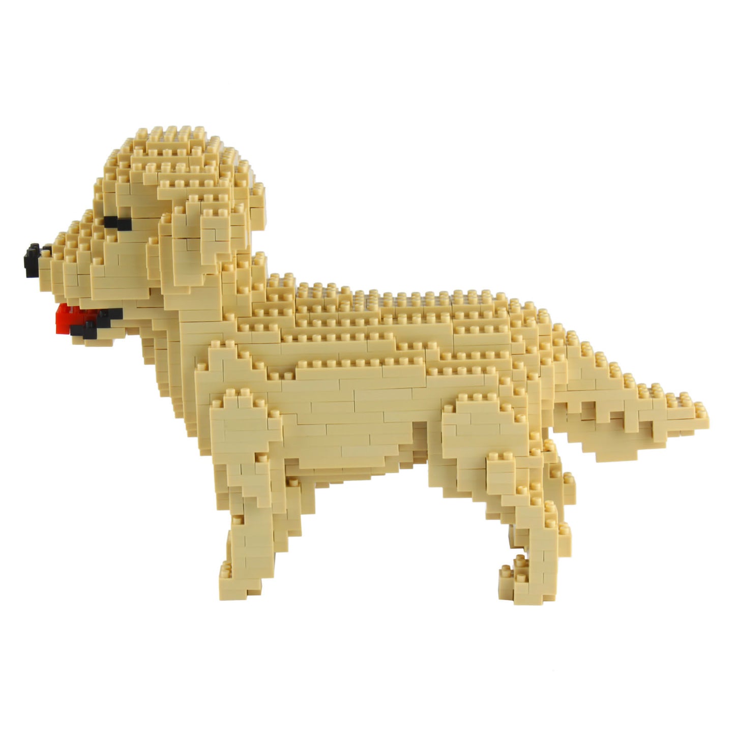 Larcele Micro Dog Building Toy Bricks,950 Pieces KLJM-02 (Golden Retriever)