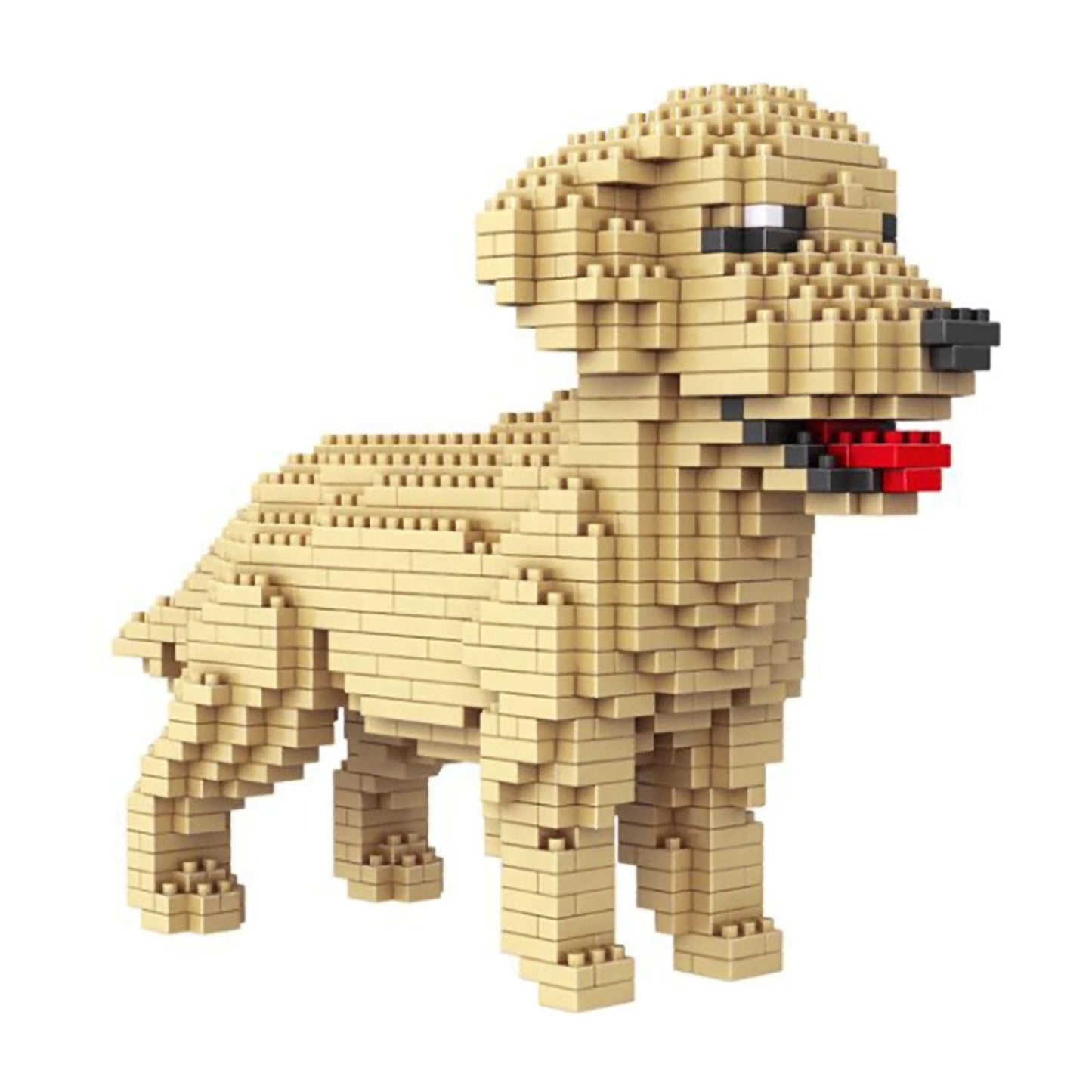 Larcele Micro Dog Building Toy Bricks,950 Pieces KLJM-02 (Golden Retriever)