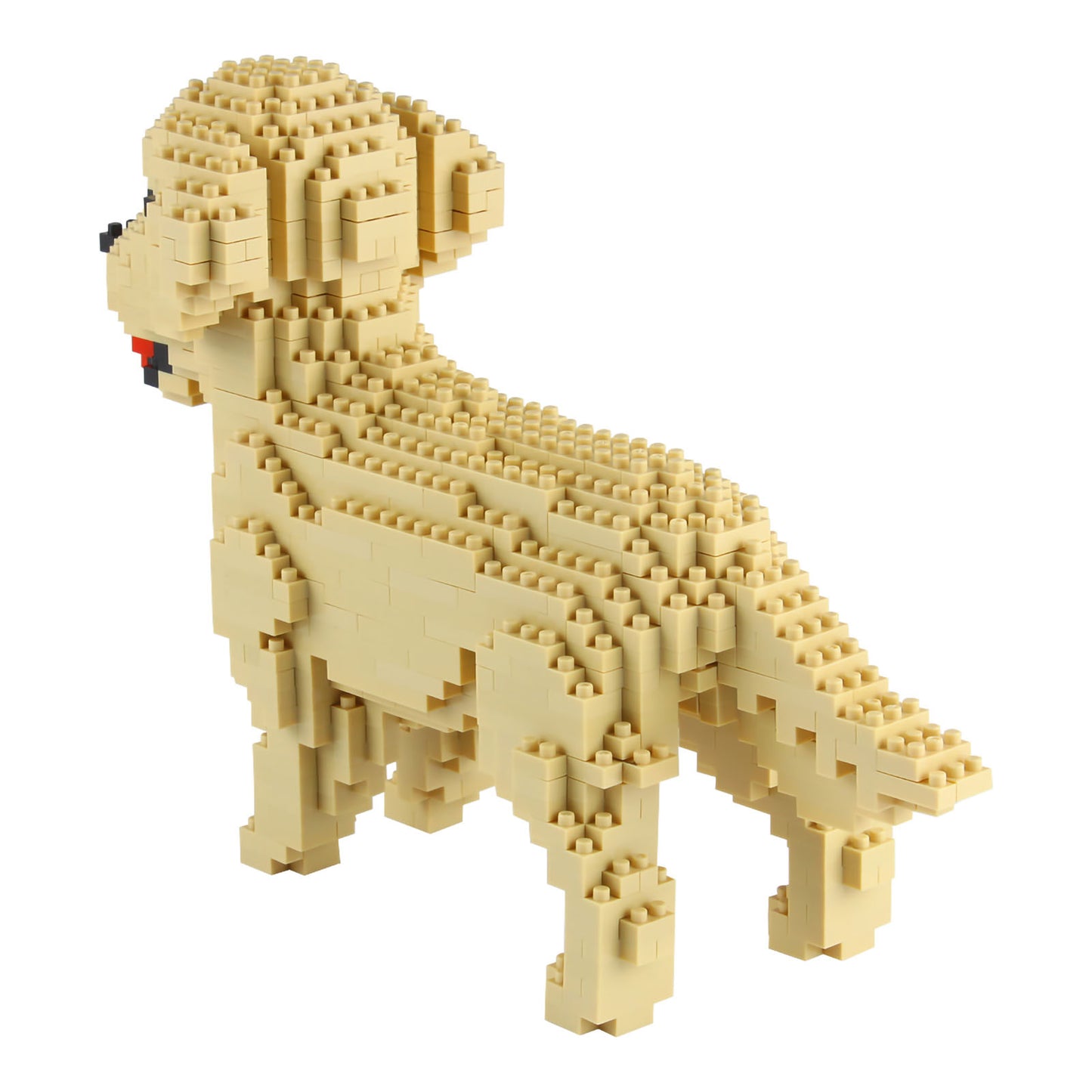 Larcele Micro Dog Building Toy Bricks,950 Pieces KLJM-02 (Golden Retriever)