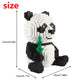 Larcele Panda Building Toy Bricks KLJM-02£¨Model 2840£©