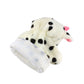 Andux Hand Puppet Soft Stuffed Animal Toy (SO-10 Black and White Cow)