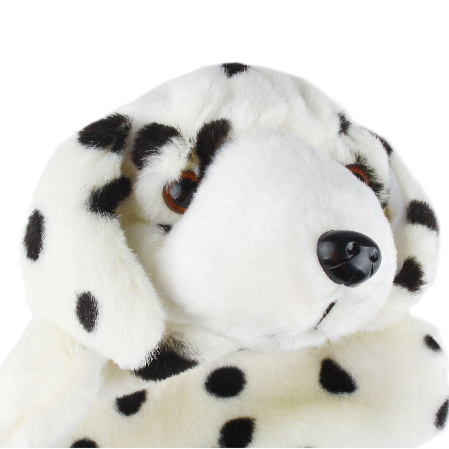 Andux Hand Puppet Soft Stuffed Animal Toy (SO-12 Dog-Spotted )