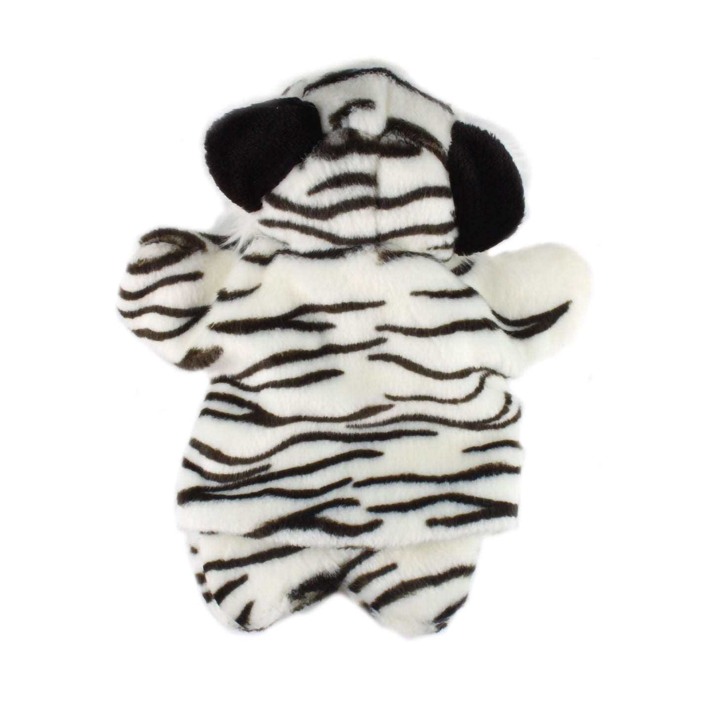 Andux Hand Puppet Soft Stuffed Animal Toy (SO-22 Tiger-Black and White Stripes)