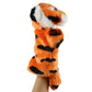 Andux Hand Puppet Soft Stuffed Animal Toy (SO-23 Tiger-Yellow)