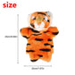 Andux Hand Puppet Soft Stuffed Animal Toy (SO-23 Tiger-Yellow)