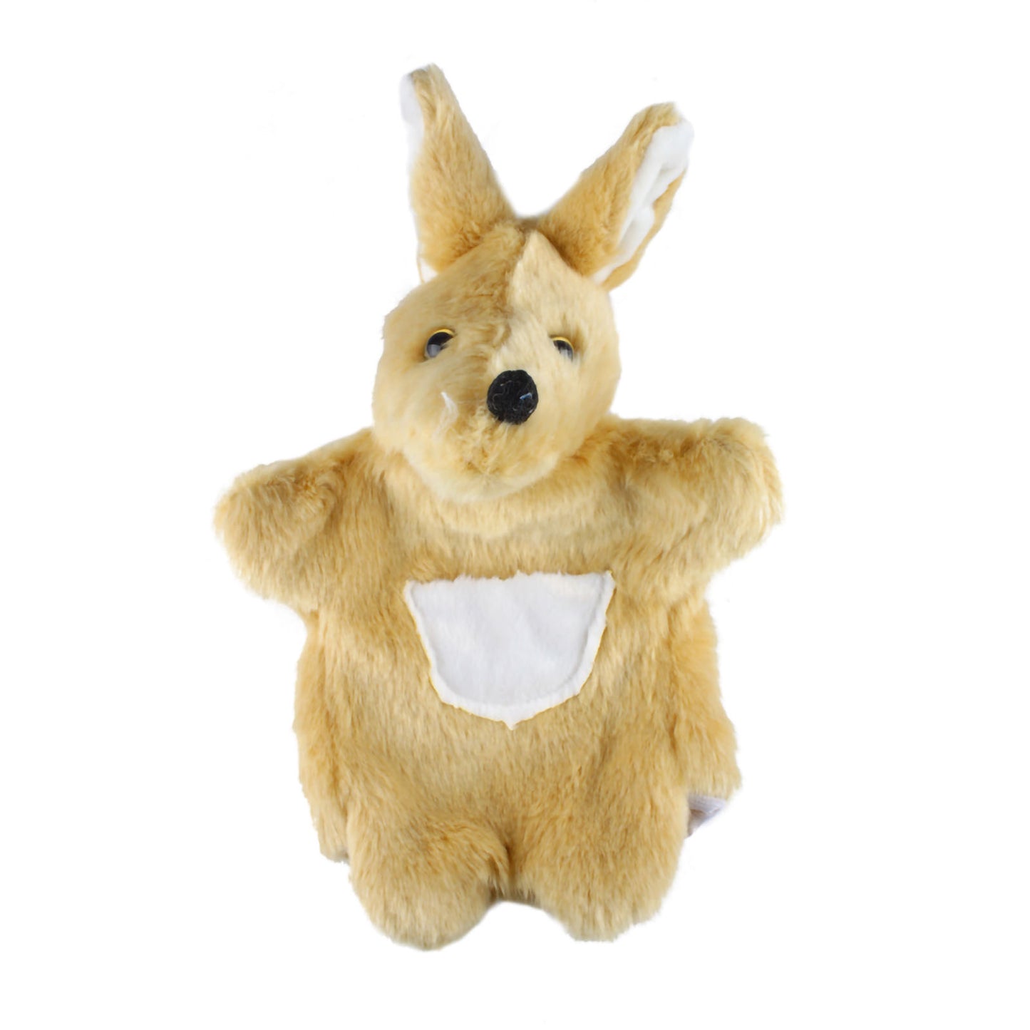 Andux Hand Puppet Soft Stuffed Animal Toy (SO-24 Khaki Kangaroo)