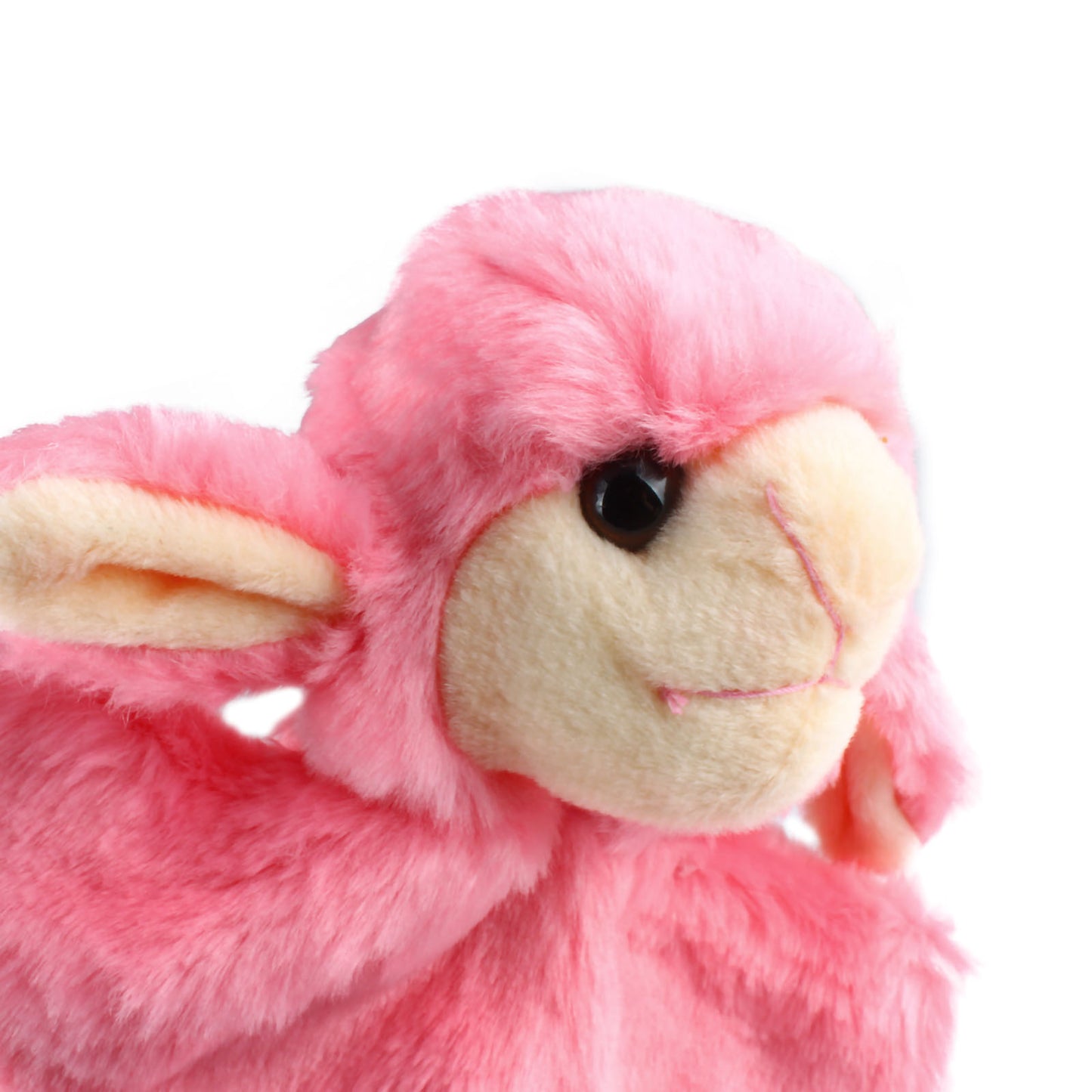 Andux Hand Puppet Soft Stuffed Animal Toy (SO-25 Sheep-Pink)