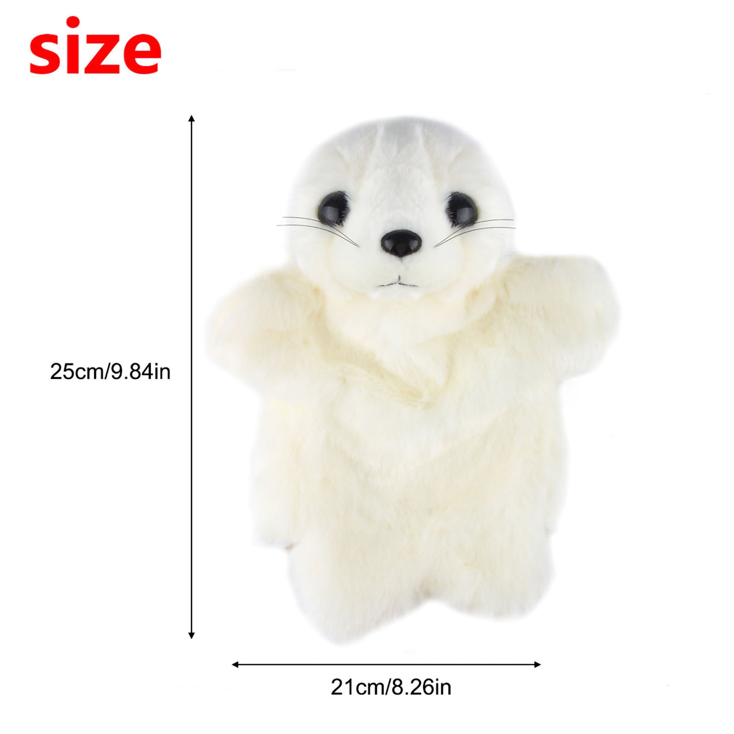 Andux Hand Puppet Soft Stuffed Animal Toy (SO-28 Sea Lion)