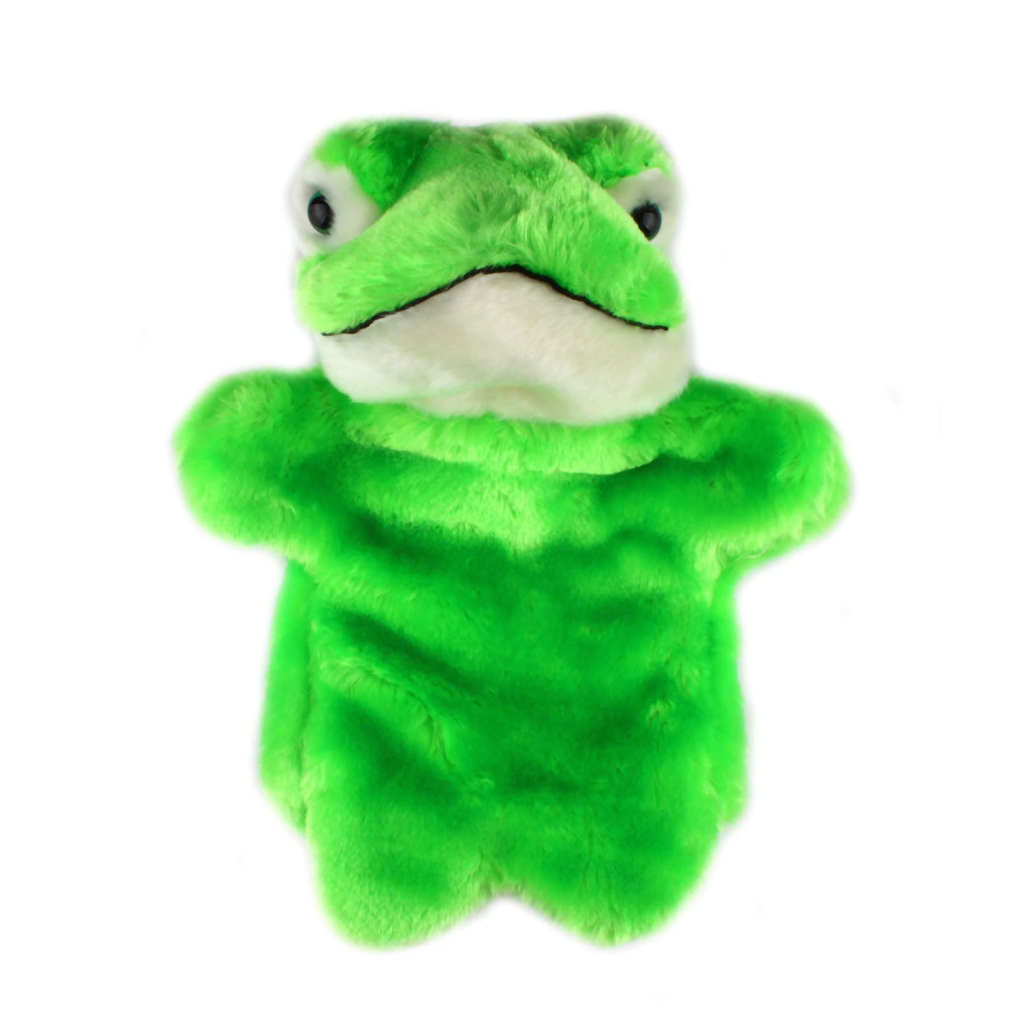 Andux Hand Puppet Soft Stuffed Animal Toy (SO-30 Frog)