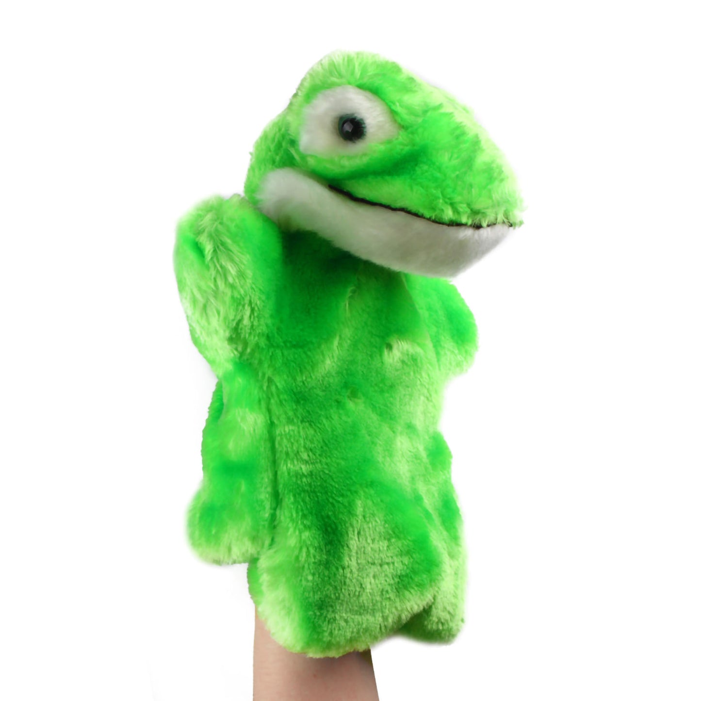 Andux Hand Puppet Soft Stuffed Animal Toy (SO-30 Frog)