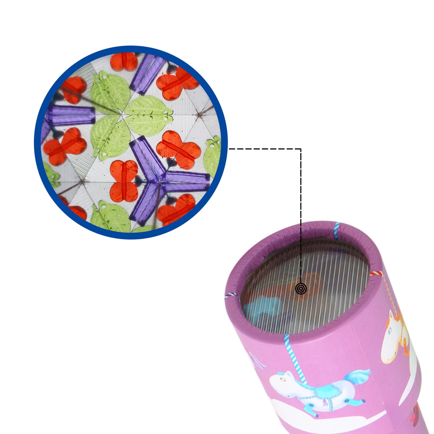 NOOLY Kaleidoscopes Educational Toy KaleidoscopeZWHT0203 (1 Pcs,Park)