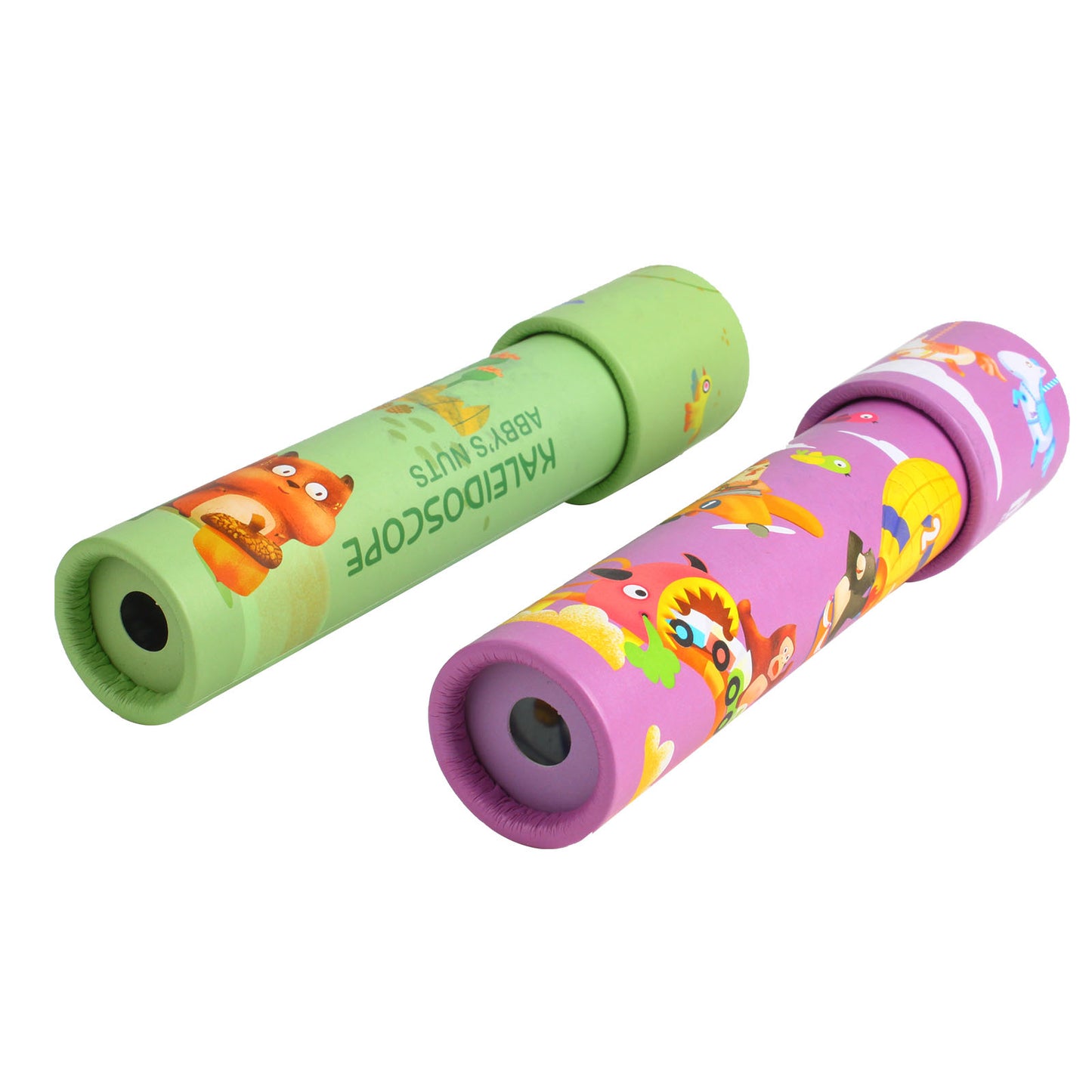 NOOLY Kaleidoscopes Educational Toy KaleidoscopeZWHT0206 (2 Pcs,Abby's Nut + Park)