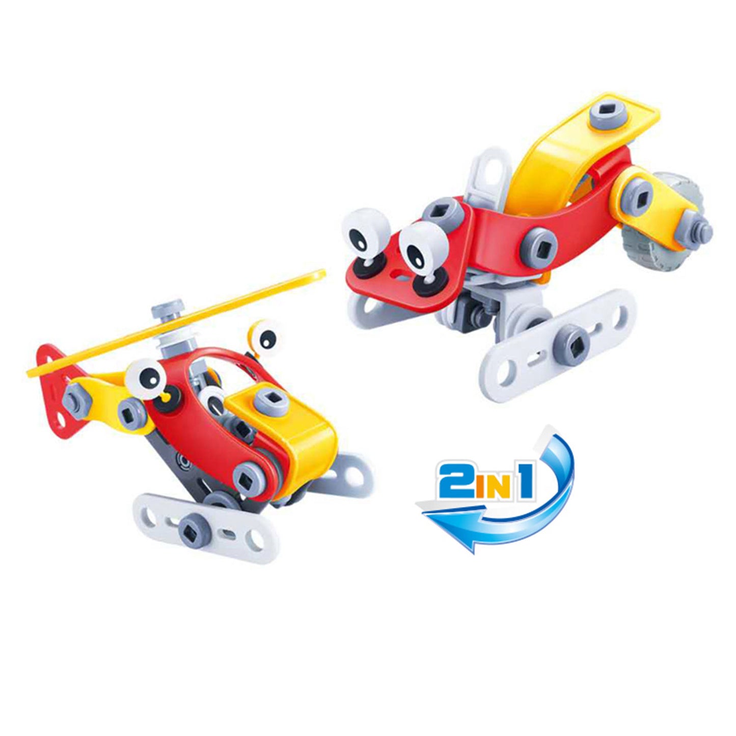 NOOLY STEM Toys for Kids, 2 IN 1 Building Toys Kit J-7724