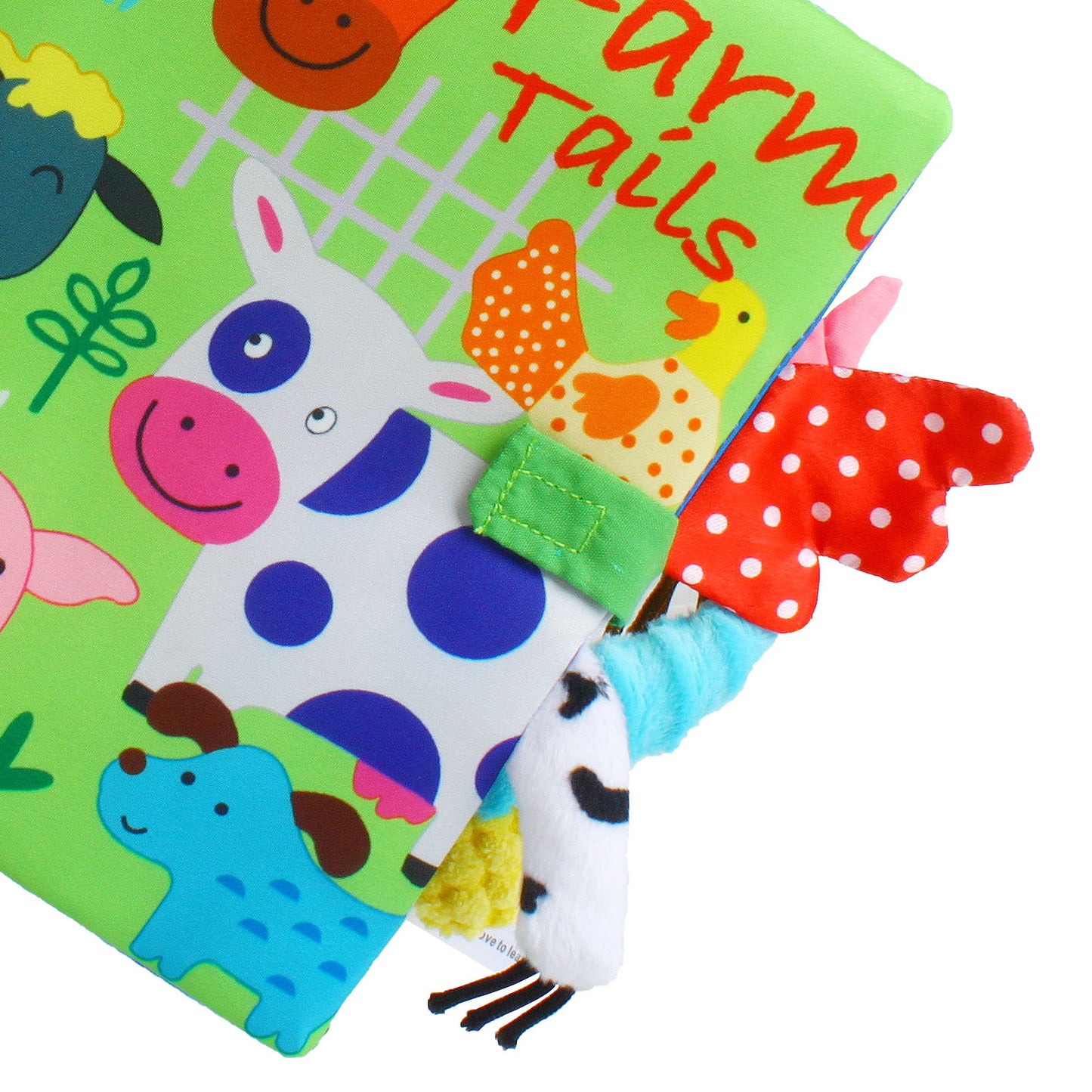 NOOLY Soft Cloth Book for Baby/Infant Aged 0-3 BBBS-01 (Farm Animals)