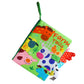 NOOLY Soft Cloth Book for Baby/Infant Aged 0-3 BBBS-01 (Farm Animals)