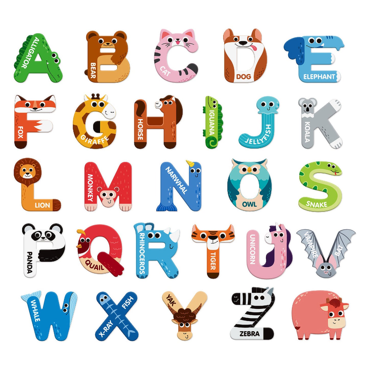 NOOLY 26 Pcs Magnetic Letters Alphabet Fridge Magnets CLTT-01