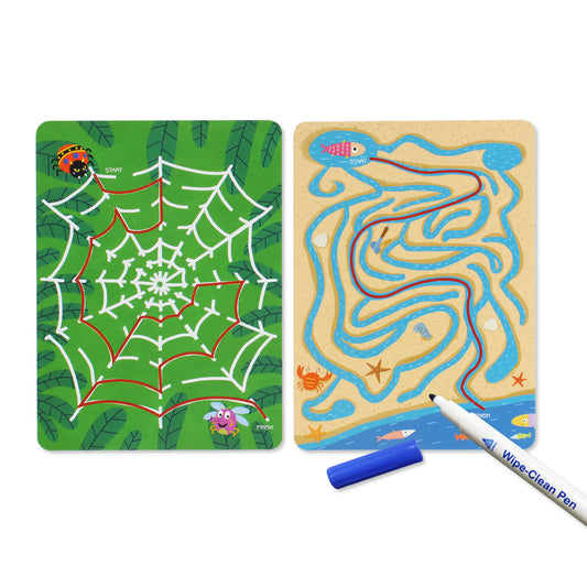 Nooly Preschool Toddler Flash Cards,(Amazing Mazes) PW0211