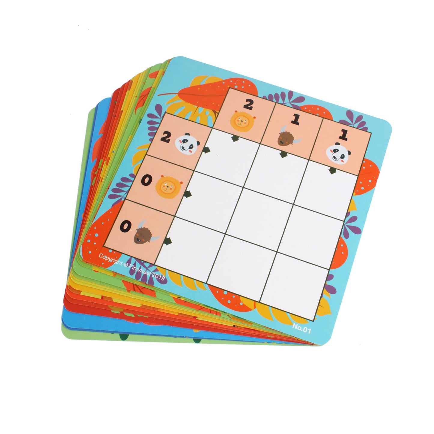 NOOLY Sudoku Puzzle Game Toys, PW0413 (Logic Game-Jungle animal)