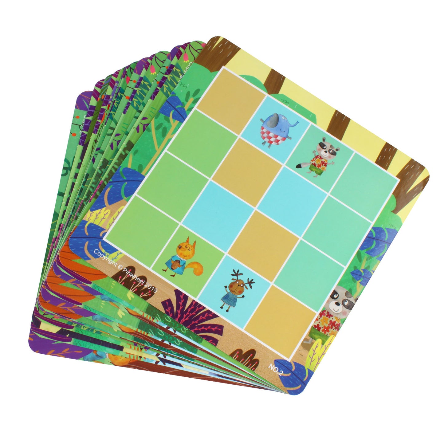 NOOLY Sudoku Puzzle Game Toys,  PW0416 (Logic game-Forest animal)