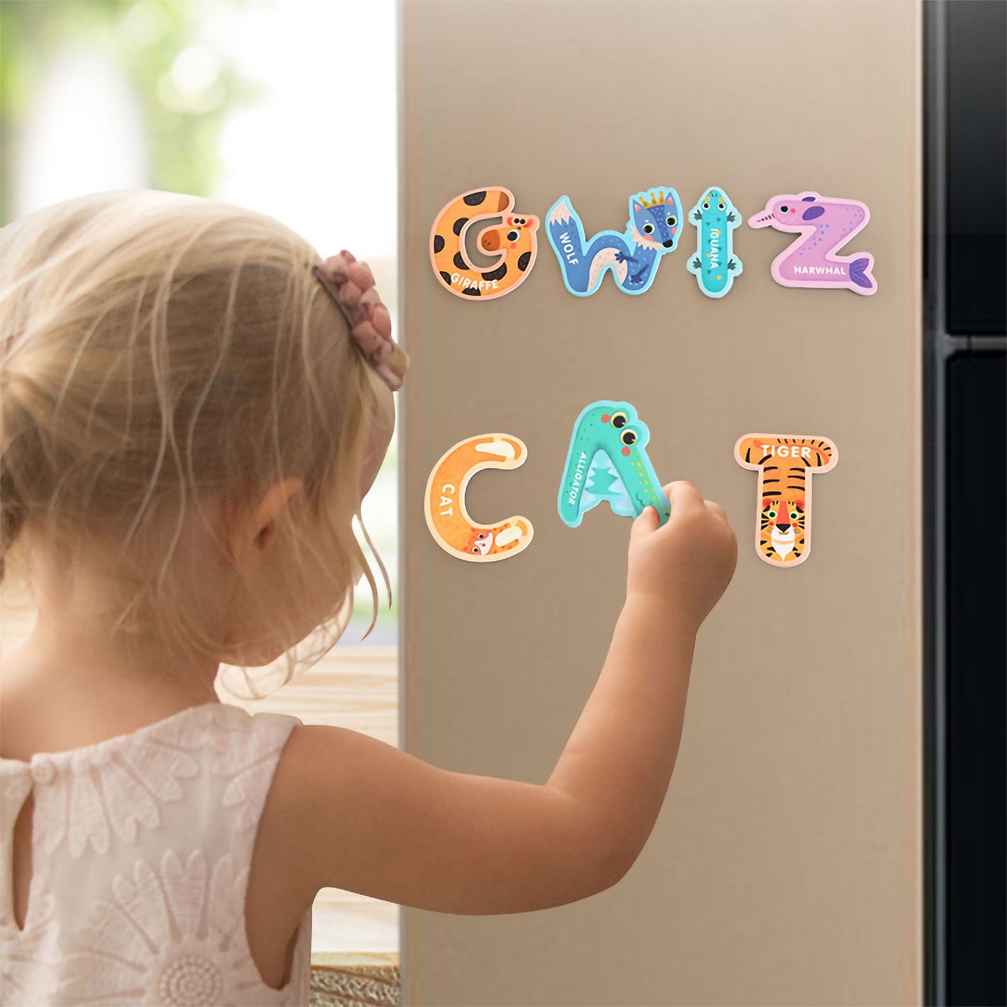 NOOLY 26 Pcs Magnetic Letters Alphabet Fridge Magnets With Storage Box CLTT0102