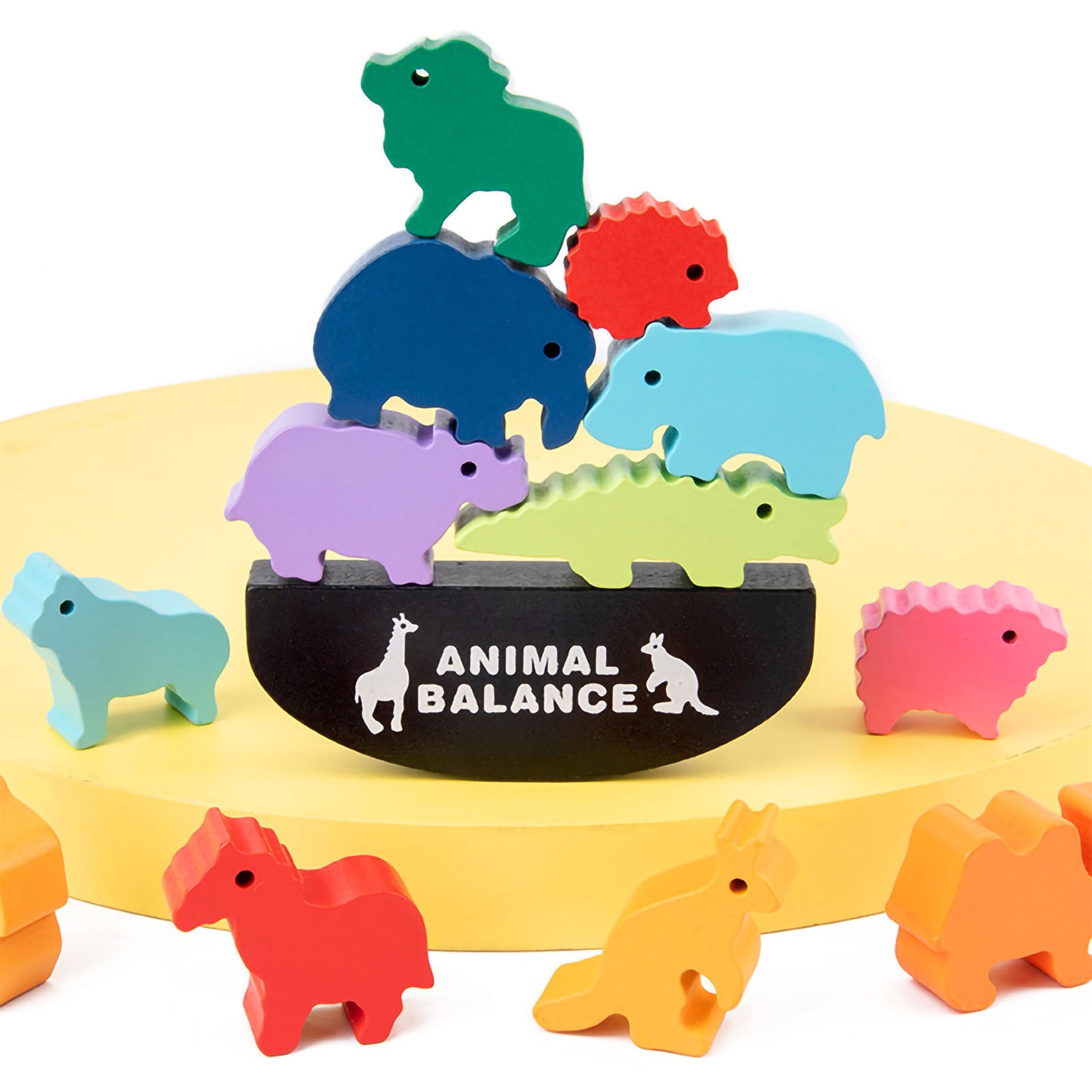 NOOLY Wooden Balancing Block GamePHJM-01 (Animal)