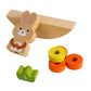 NOOLY Rabbit Wooden Balance Game Number Counting GamesAge 3+ Years Old PHJM-02