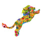NOOLY 80 Pieces Animal Shaped Jigsaw Puzzles YXPT-01 (Lion)