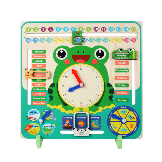 NOOLY Montessori Toddler Learning Clock for 3 Years Old RZWJ-01