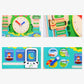 NOOLY Montessori Toddler Learning Clock for 3 Years Old RZWJ-01