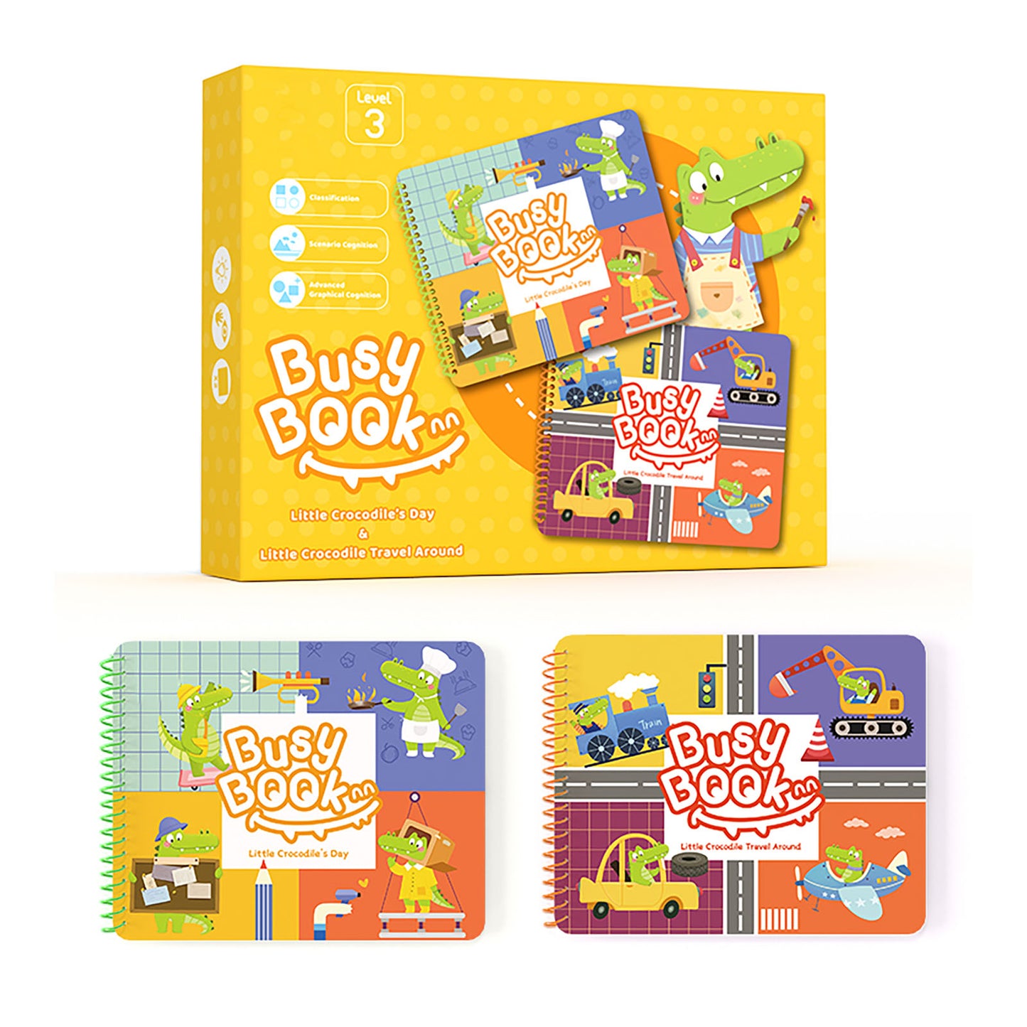 NOOLY Montessori Busy Book for Kids (PW0234)