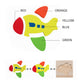 NOOLY 5 Pcs Wooden Puzzles for Toddlers 3DLTPT-01