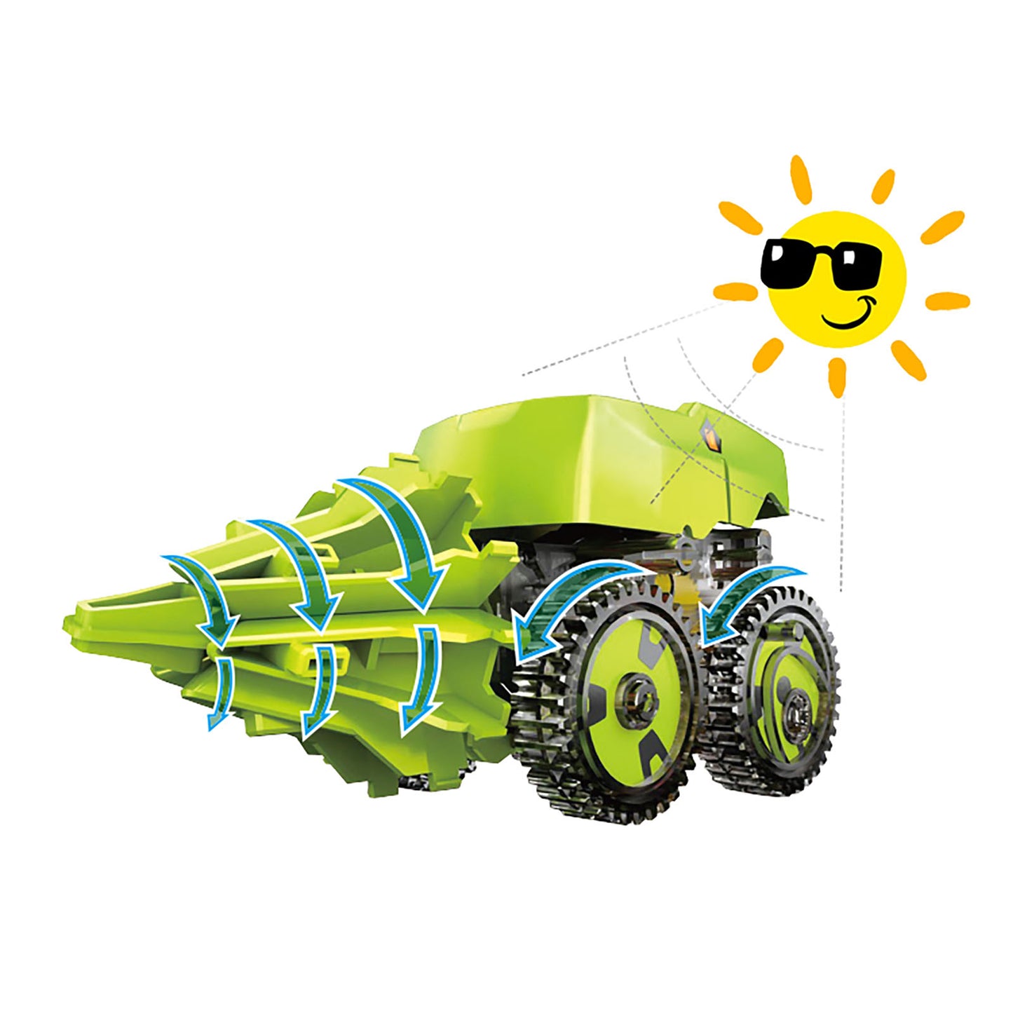 NOOLY 3 in 1 STEM Solar Robot Toys for Kids Engineering Kit Toy for 6+ Years Old Boys and Girls PZWJ-01
